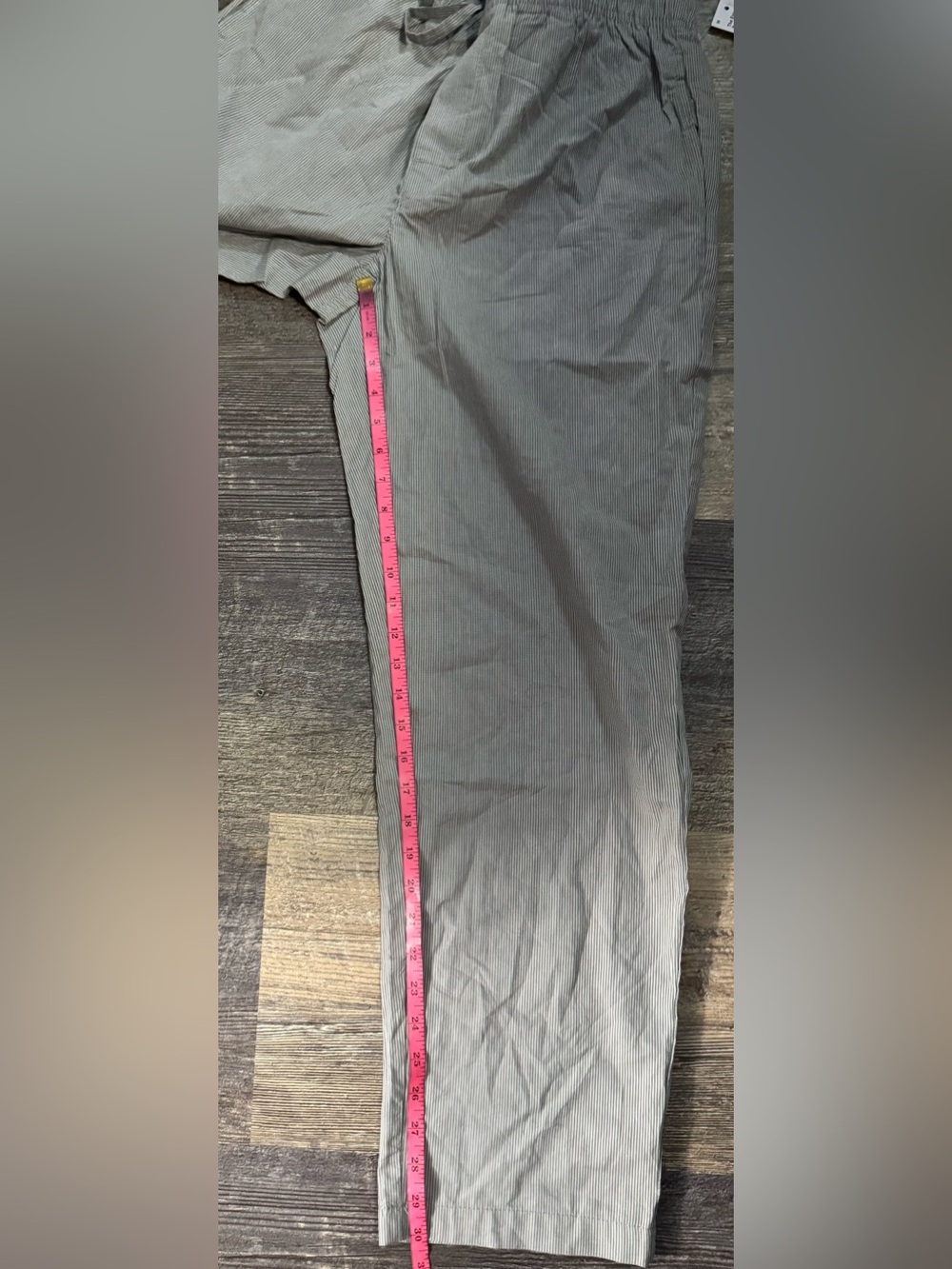 Men's Sonoma Goods For Life® Woven Essential Pajama Pants in Dark Gray Pinstripe - Picture 12 of 12